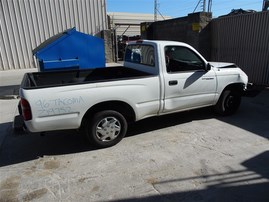 1996 TOYOTA TACOMA 2DR STD CAB WHITE 2.4 AT 2WD Z19752